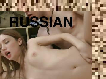 Russian Guy makes sad Russian Girl happy again