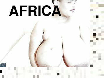 African Ebony Huge tits BBW