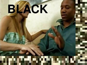Nicole Moore gives a titjob and gets rammed by Black man