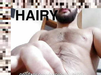 SPH Hairy uncut stud does small penis humiliation
