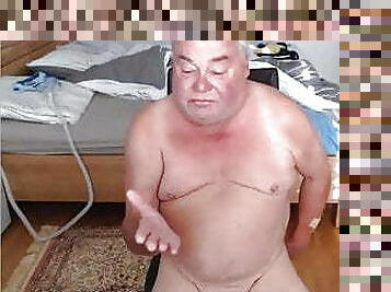 papa, masturbation, gay, branlette, ejaculation, webcam, pappounet, grand-papa