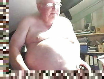 Mature Chubby Men Wanks and Cums