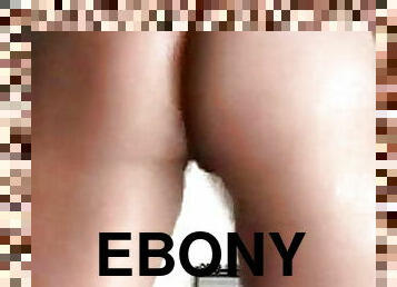 ebony girl dances naked