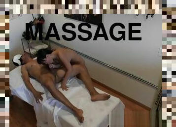 Hand Job After Relaxing Massage From Asian Babe