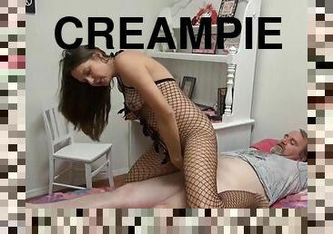 Sadie Holmes Fucked and Creampied By Daddy