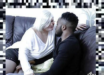 Old chubby mature granny BBW interracial hardcore sex experiment