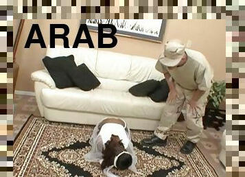 Arab porn star with big tits enjoying a hardcore doggy style fuck