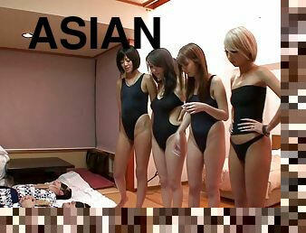 एशियाई, लड़कियां, हार्डकोर, जापानी, युगल, समूह-सेक्स, वास्तविकता