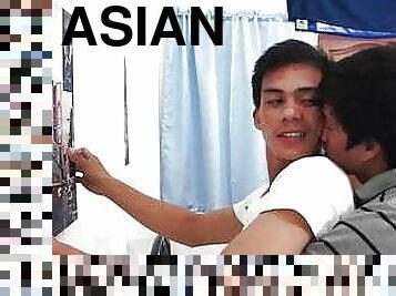 Asian Boys Argie and Benjamin Barebacking