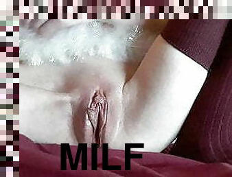 masturbation, orgasme, chatte-pussy, maigre, amateur, milf, maison, doigtage, point-de-vue, gros-plan