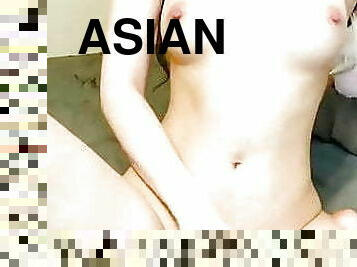 asiatisk, masturbation, bröstvårtor, fitta-pussy, mogen, lesbisk, hemmagjord, tight