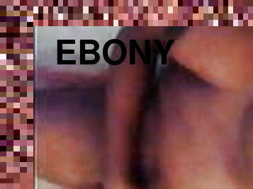 Ebony titties and pussy play