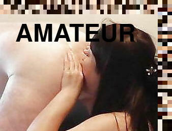 asiatique, amateur, anal, fellation, milf, salope, chinoise, brunette, seins-flasques, sucer