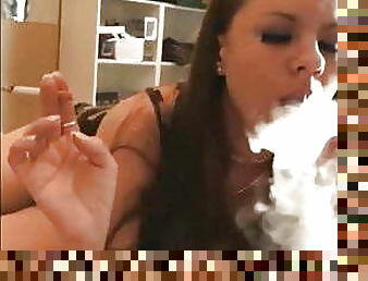 Smoking blowjob