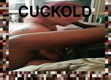 Cuckold&rsquo;s MILF blowing BBC for husband&rsquo;s pleasure