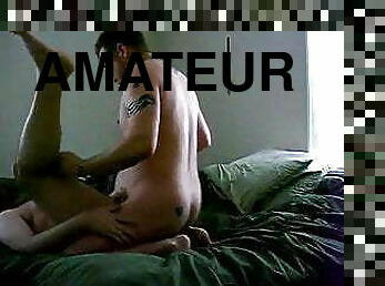 amateur, anal, énorme-bite, gay, couple, baisers, américaine, musclé, ours