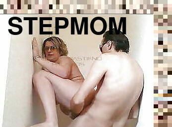 STEPMOM AND STEPSON ALONE, FAT FUCK, CREAMPIE ORGASM