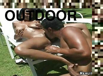 Magnificent Lana Paes Gets Fucked Doggystyle Outdoors