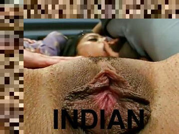 Indian Slut With Big Natural Tits Chandra Ejoys Threesome