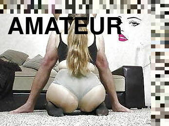 cul, levrette, collants, chatte-pussy, amateur, fellation, ejaculation-sur-le-corps, ados, maison, pute