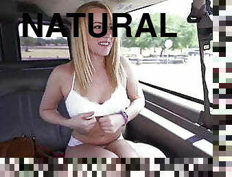 Natural tits - Bailey Brook sucks stranger&rsquo;s cock for a ride 