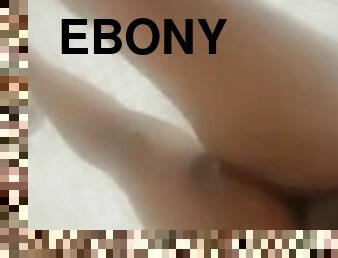 Ebony showering