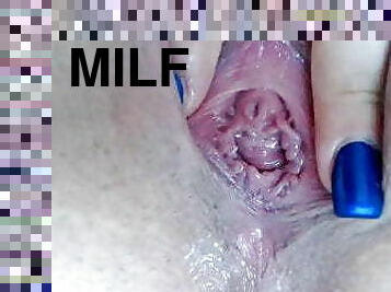 masturbaatio, pillu-pussy, milf, lelu, eurooppalainen, euro, verkkokamera, tiukka, dildo, puuma