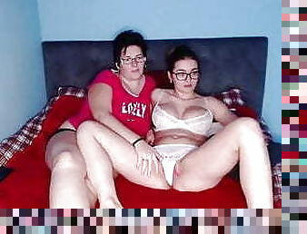 Mixed nationalities lesbian show