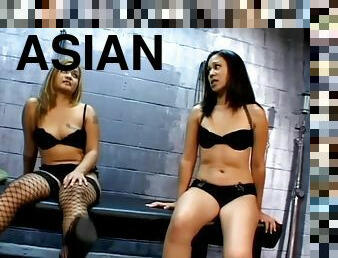 Horny Asian chicks will please each other with care