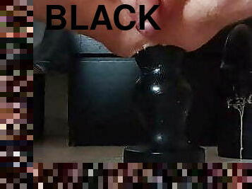 All Black Dildo 38cm (AB56)