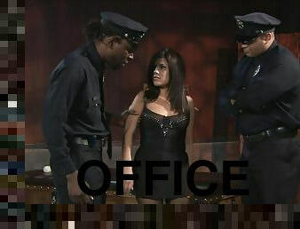 Smoking hot Michelle Avanti fucks the officers