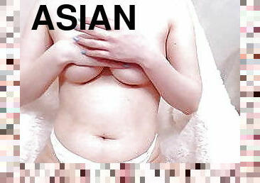 asiatisk, store-patter, kæmpestor, brystvorter, gammel, teenager, japans, 18-årige, webcam, kær