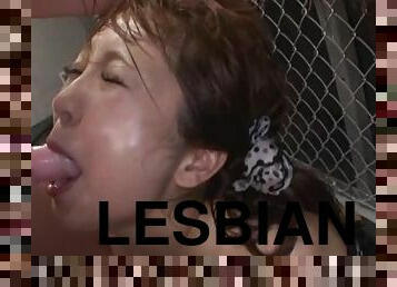 Lesbian hottie enjoys a kinky strapon fuck