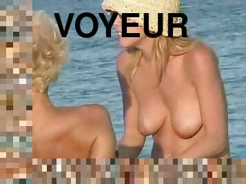 en-plein-air, babes, cam, plage, voyeur, assez