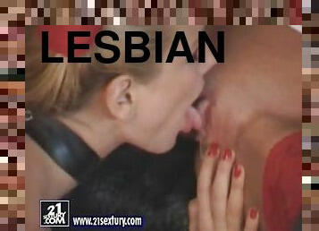 Hot lesbian affairs under the X-Mas tree