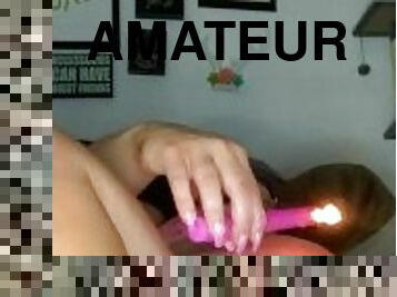 Fat fetish amateur candle play