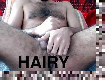 Hairy Amateur Teen tease Hairy Asshole and Big Cumshot