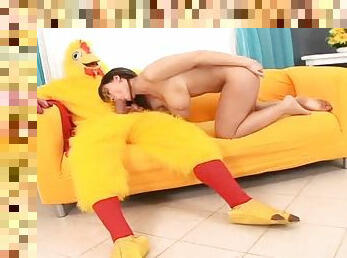 Naughty Chantal Ferrera Likes to Choke My Chicken!