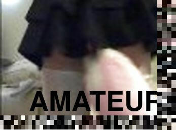 amateur, anal, ados, jouet, mignonne, bout-a-bout, petite, solo