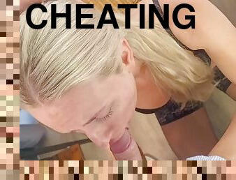 CHEATING HOTWIFE gets EXTREME CREAMPIE - Full Story