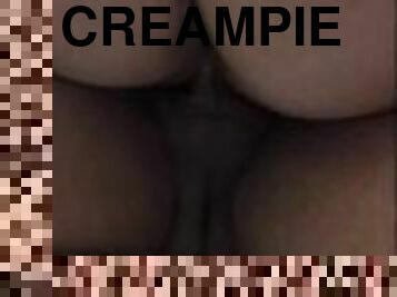 Closeup creampie - wife films me cumming inside new girlfriend