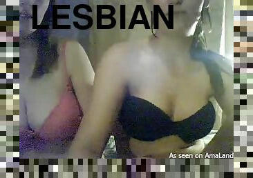 A Hot Lesbian Scene With Two Naughty Teens