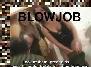 Horny Co-workers Have A Wild Orgy In Their Job's Bathroom