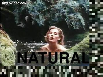 Hot Sandra Hess Taking a Bath in a Natural Pool