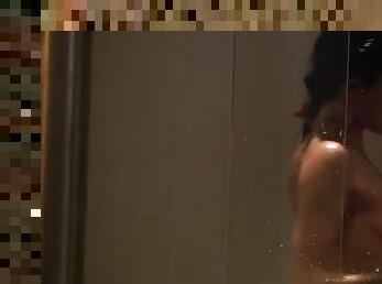 Hot Jaime Murray Taking a Shower