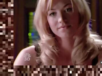 Stunning Blonde Celeb Yvonne Strahovski Wearing Super Hot Lingerie