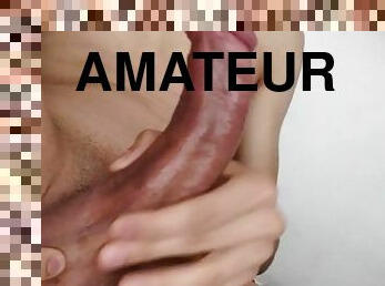 masturbare-masturbation, amatori, jet-de-sperma, masturbare, solo, pula