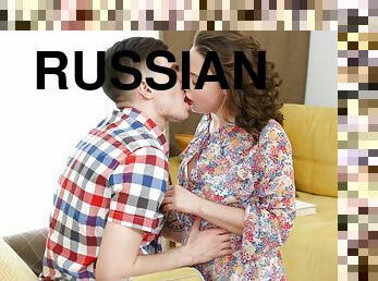 Closeup video of passionate fucking with Russian girlfriend Kristi