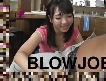Horny babe Inaba Ruka wants to taste a friend's delicious dick