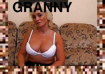 Lustful granny still has a high sex drive and a tight pussy